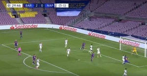 ლეო მესის არჩათვლილი გოლი ნაპოლის კარში (ვიდეო)