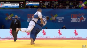 23 წლამდელთა ევროპის ჩემპიონატი - ონისე სანებლიძემ ბრინჯაოს მედალი მოიპოვა (ვიდეო)