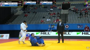 ლევან მატიაშვილი ევროპის ჩემპიონატის ნახევარფინალში დამარცხდა (ვიდეო)