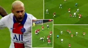 ნეიმარის საუკეთესო მომენტები მანჩესტერის წინააღმდეგ (ვიდეო)