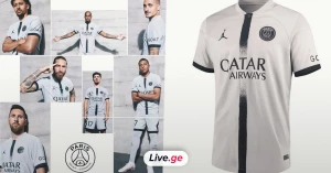 პარი სენ-ჟერმენმა 2022/23 წლების სეზონის საგარეო ფორმა წარადგინა | PHOTO