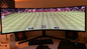 ამერიკელმა სტუდენტმა FIFA-ში მოედნის სრული ხედის დასანახად 6500$-იანი მონიტორი შეიძინა 