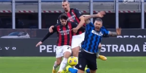 ზლატან იბრაჰიმოვიჩი ინტერთან დერბიში მოედნიდან გააძევეს (ვიდეო)