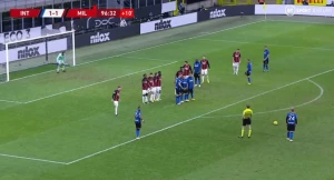 ინტერმა მილანს ერიქსენის მიერ 97-ე წუთზე გატანილი ჯარიმით მოუგო (ვიდეო)