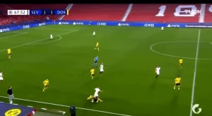 ემრე ჩანის შესანიშნავი ვარდნა სევილიასთან მატჩში (ვიდეო)