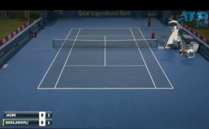 ბასილაშვილმა ჯაზირის პირველი სეტი მოუგო (ვიდეო)