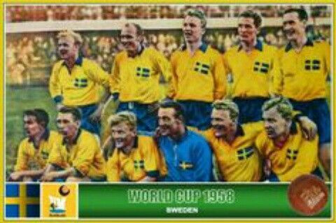 Sweden team group at the 1958 World Cup Finals. | World cup teams, 1958 world cup, National football teams