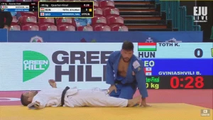 ბექა ღვინიაშვილი ევროპის ჩემპიონატის ნახევარფინალშია (ვიდეო)