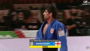 13 წუთიანი დრამა - ლაშა შავდათუაშვილი მსოფლიო ჩემპიონატის ნახევარფინალშია (ვიდეო)