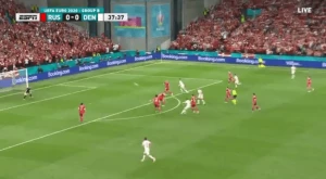 დამსგაარდის შესანიშნავი გოლი რუსეთის ნაკრების კარში (ვიდეო)