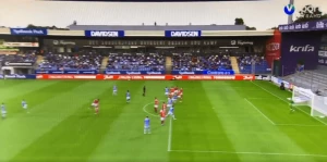 ასეთი ჯარიმა არ გინახავთ: დანიაში ბურთი სტადიონს გადააცილეს (ვიდეო)