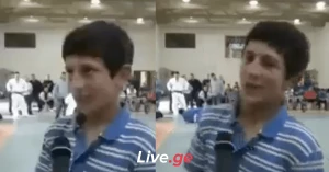 13 წლის ლაშა ბექაურის ინტერვიუ (ვიდეო)