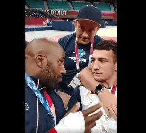 "მიჰყევი შენს ოცნებებს" - მსოფლიო ძიუდოს ლეგენდა ქართველ ოლიმპიურ ჩემპიონს ესაუბრება (ვიდეო)