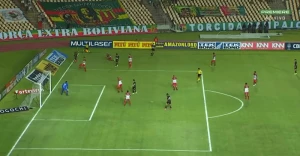 გასაოცარი ტრაექტორია: ბოლივიის ჩემპიონატში გოლი კუთხურის ხაზიდან გავიდა (ვიდეო)