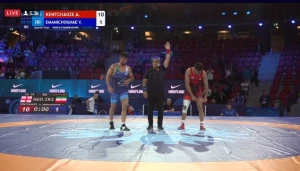 მოგება ირანელთან - ავთანდილ კენჭაძე მსოფლიო ჩემპიონატის ნახევარფინალშია | VIDEO