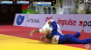 ჯუმბერ მელაძე ბაქოს გრანდ სლემის 1/8-ფინალში რუსეთის წარმომადგენელთან დამარცხდა | VIDEO