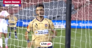 ბექა მიქელთაძის მეექვსე გოლი ავსტრალიის ჩემპიონატში | VIDEO