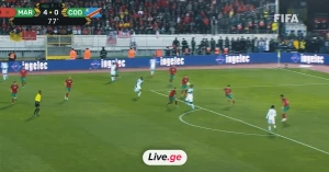 კონგოს ნაკრების შესანიშნავი გოლი მაროკოს კარში | VIDEO