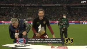 ტრადიციულ საჩემპიონო აღნიშვნას ვერც შვაინშტაიგერი გადაურჩა | VIDEO