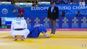 ლუკა მაისურაძე ევროპის ჩემპიონატის 1/4 ფინალში გავიდა | VIDEO