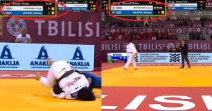 გიორგი ჩიხელიძის საოცარი გამარჯვება აზერბაიჯანელ მეტოქესთან | VIDEO