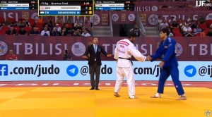 ლაშა შავდათუაშვილი თბილისის გრანდ სლემის 1/2 ფინალშია | VIDEO