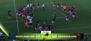 U20 | შოტლანდია 17:55 საქართველო - ქართველი მორაგბეების ყველა ლელო | VIDEO