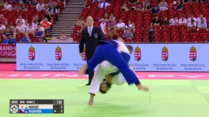 თემურ ნოზაძე ბუდაპეშტის გრანდ სლემის 1/4 ფინალში გავიდა | VIDEO