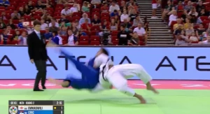 ბრწყინვალე იპონი - ბექა ღვინიაშვილი ბუდაპეშტის გრანდ სლემის 1/16-ფინალშია | VIDEO