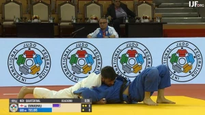 ბექა ღვინიაშვილი აბუ დაბის გრანდ სლემის ნახევარფინალში გავიდა | VIDEO