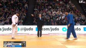 ლაშა შავდათუაშვილმა პარიზის გრანდ სლემი გამარჯვებით დაიწყო | VIDEO