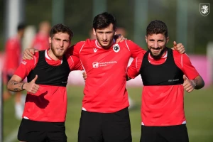 საქართველოს ნაკრებმა სრული შემადგენლობით ივარჯიშა