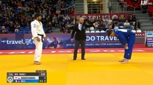 ლაშა შავდათუაშვილი თბილისის გრანდ სლემის მეოთხედფინალშია | VIDEO