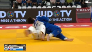 ბექა ღვინიაშვილი თბილისის გრანდ სლემის რეპეშაჟში იპონით დამარცხდა | VIDEO