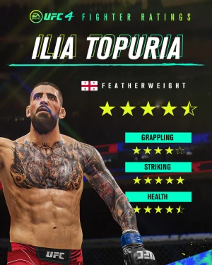 ილია თოფურია UFC 4-ში დაამატეს