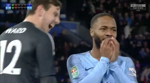 რაჰიმ სტერლინგის კურიოზული პენანკა ლესტერთან (ვიდეო)