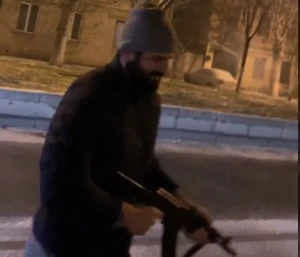 გენო პეტრიაშვილმა ახალი წელი ავტომატის სროლით აღნიშნა (ვიდეო)