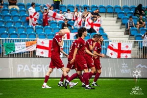 საქართველოს მინი ფეხბურთის ნაკრებმა მსოფლიო ჩემპიონატზე მოქმედი ჩემპიონი დაამარცხა