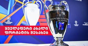 ყველაფერი ჩემპიონთა ლიგის ახალი ფორმატის შესახებ