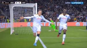 ზიელინსკის გოლი ბარსელონას კარში