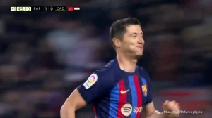 ლევანდოვსკიმ ბარსელონას უპირატესობა ორამდე გაზარდა