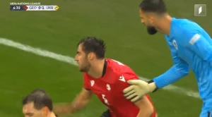 საბა კვირკველიას ავტოგოლით უკრაინა საქართველოსთან დაწინაურდა