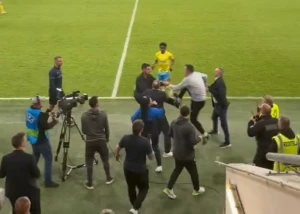 სლოვენიის თასის ფინალის შემდეგ, ალბერტ რიერა მეტოქე გუნდის დირექტორს ფიზიკურად დაუპირისპირდა