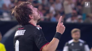 საბა ლობჟანიძის გოლი კაბო ვერდესთან