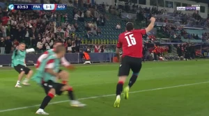 საბა საზონოვის გოლი საფრანგეთის ნაკრების კარში