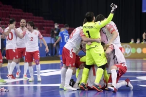 საქართველოს ფუტსალის ნაკრებმა ევროპის ჩემპიონატზე პირველი მატჩი მოიგო