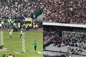 ტრაგედია ალჟირში - სტადიონის მოაჯირის ჩამონგრევის შედეგად 3 ადამიანი გარდაიცვალა