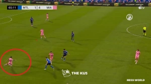 ლიონელ მესის გენიალური პასი მონრეალთან