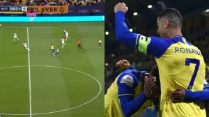 კრიშტიანუ რონალდუს ეფექტური საგოლე გადაცემა ალ-ტაავუნთან მატჩში