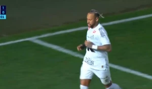 ნეიმარის პირველი გოლი ბრაზილიის ჩემპიონატის მიმდინარე სეზონში